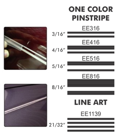 3m Pinstripe Color Chart