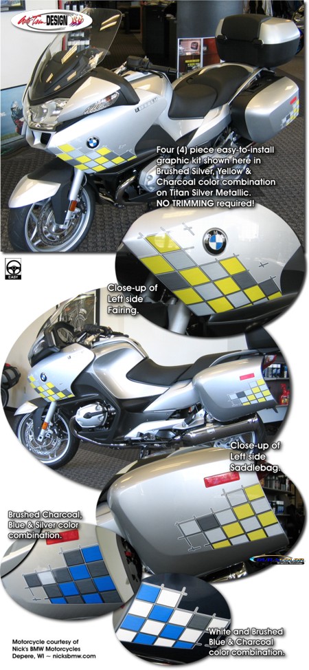 Checker Graphic Kit 1 for BMW R 1200 RT