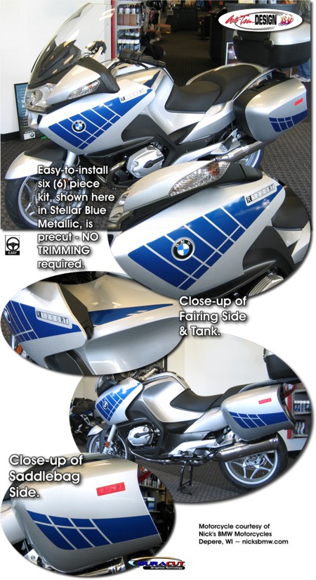 Graphic Kit 1 for BMW R 1200 RT Motorcycle