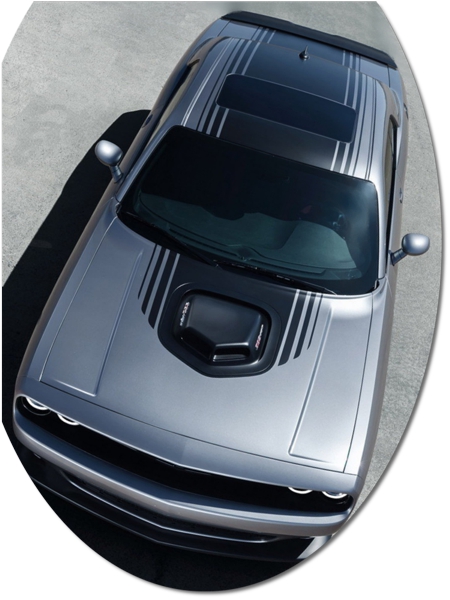 dodge challenger shaker style graphic kit 1 - mopar part