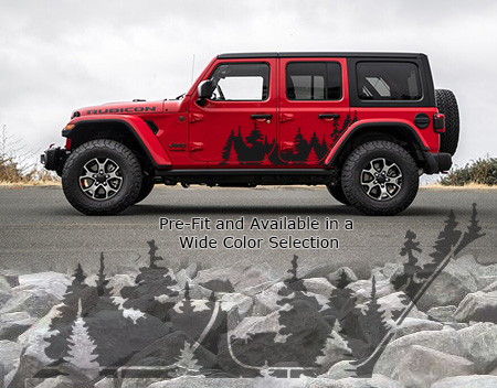 Grove Body Side Graphic Kit 1 for Jeep Wrangler