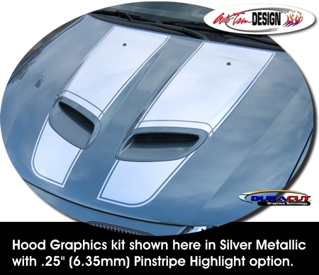 Pinstripe Highlight Option shown in Silver Metallic (ATD-PNTGTOGRPH6)